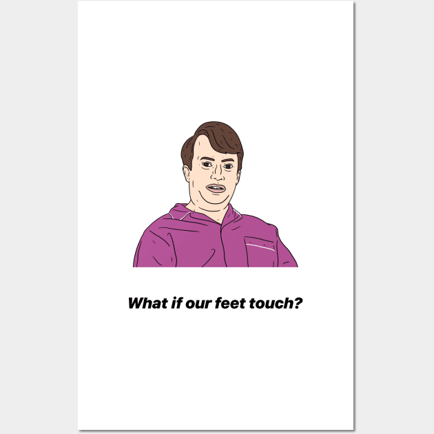 MARK CORRIGAN | WHAT IF OUR FEET TOUCH? Wall Art by tommytyrer